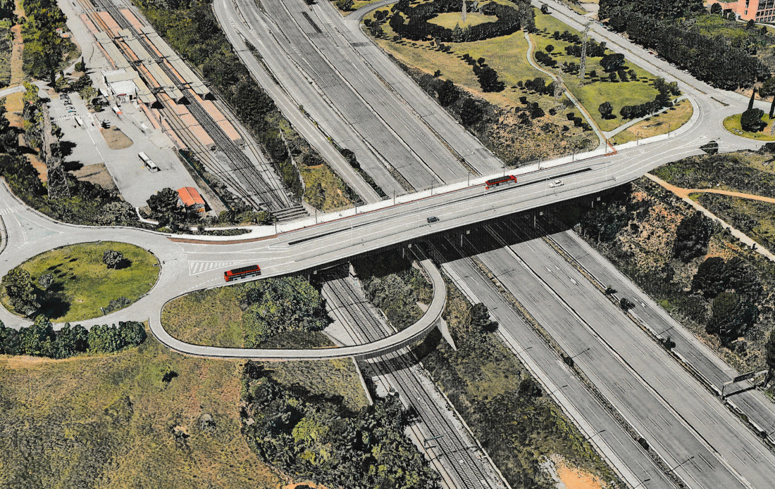 El pont de la UAB s’ampliarà amb carril bici, espai segregat per a bus i voreres més amples